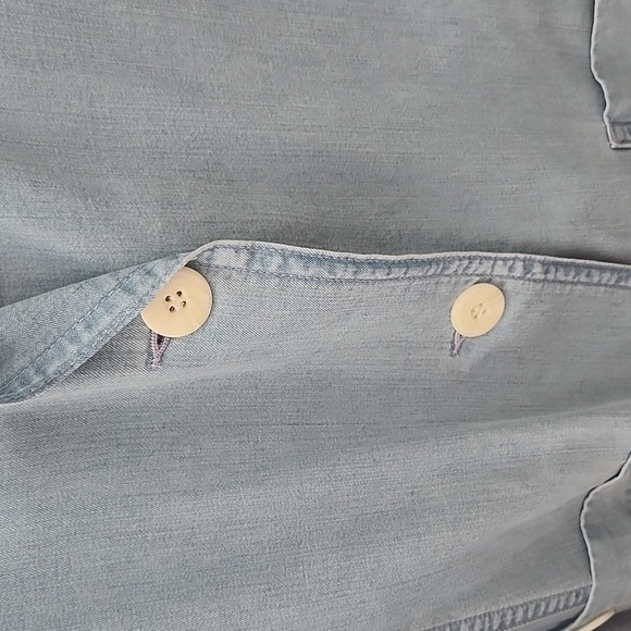 Emma James Ex Cond Pro Cleaned Light Blue Maxi Denim Skirt & Jacket, Large, $60 - Picture 8 of 16